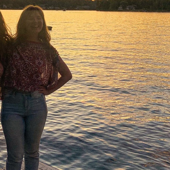 Max Studio Red Blouse - Picture 5 of 6